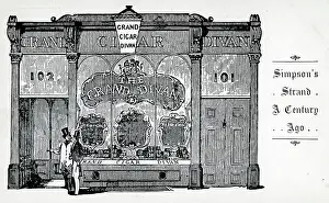 Divan Prints: Simpson's-in-the-Strand - famous London restaurant