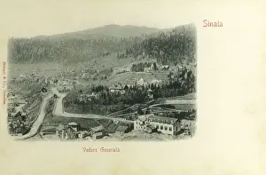 Prahova Prints: Sinaia - General panoramic view