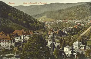 Romania Prints: Sinaia - Romania - View over the Park