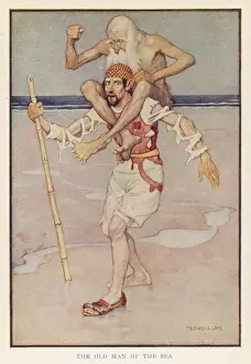 Forced Prints: Sinbad & Old Man of Sea