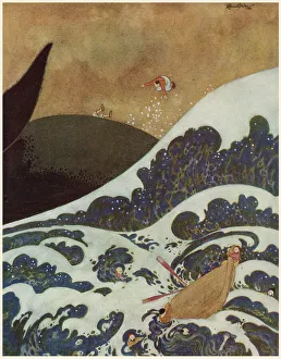 Sindbad Prints: Sindbad, the episode of the whale