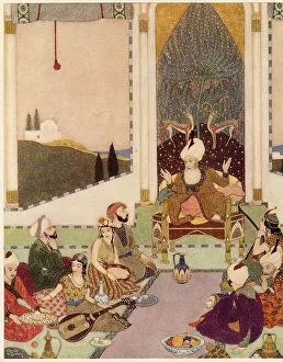 Sindbad Prints: Sindbad the Sailor entertains Sindbad the Landsman