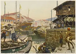 Singapore Harbour Scene