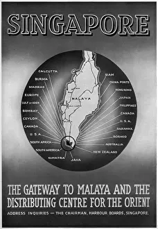 Gateway Prints: Singapore poster, 1936