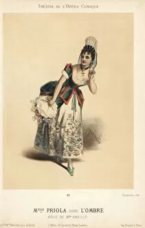 Singer Marguerite Priola as Abeille in the comic