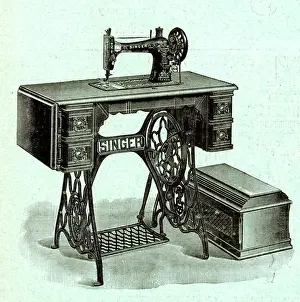 Thread Prints: Singer sewing machine