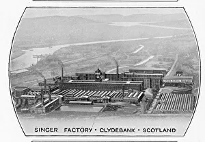 Industry Gallery: Singer Sewing Machines - factory in Clydebank