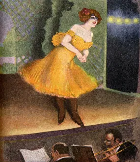 Images Dated 15th February 2018: SINGER ON STAGE / 1911