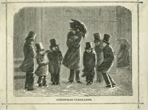 Carols Prints: Singing Christmas Carols in the Street