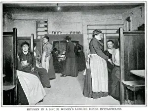 Spitalfields Prints: Single womens lodging house 1900