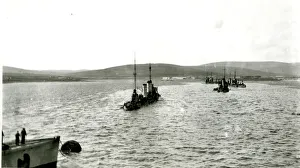 Flow Gallery: Sinking of German Fleet, Scapa Flow, 21 June 1919