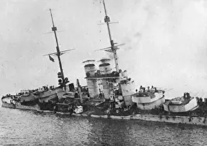 Sinking of SMS Szent Istvan, Austrian battleship, WW1