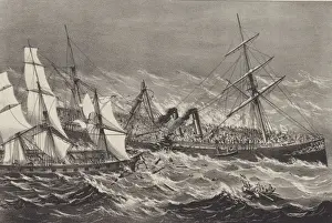 The sinking of the steamship Ville du Havre