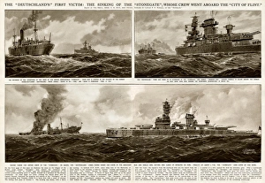 Abandon Gallery: Sinking of the Stonegate by G. H. Davis
