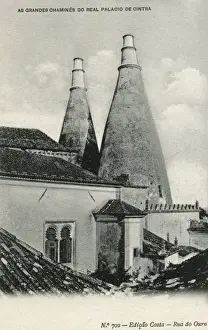 The Sintra National Palace - the Great Chimneys