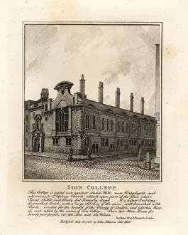 Sion College, at London Wall, near Cripplegate Sion College, at London Wall, near Cripplegate