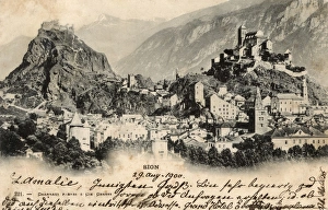 Images Dated 19th August 2016: Sion - Valais Canton, Switzerland
