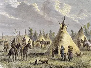 Sioux Camp near Fort Laramie