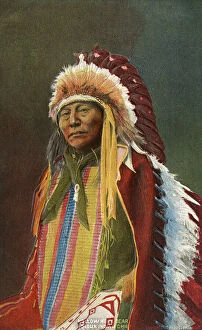 Headdress Collection: Sioux Indian Chief - Hollow Horn Bear