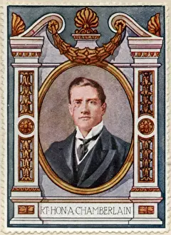 Wold Prints: Sir A. Chamberlain / Stamp