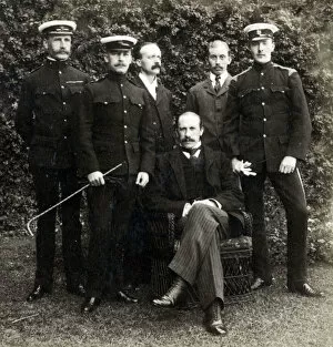 Administrator Gallery: Sir Alfred Milner and staff, Cape Town, South Africa