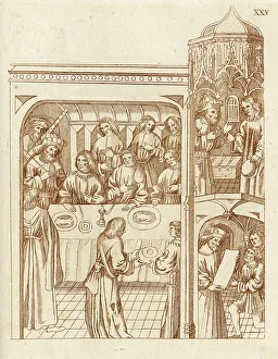 Feasting Prints: Sir Baltirdam's banquet for Richard Beauchamp