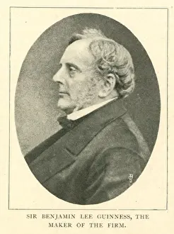 Guinness Prints: Sir Benjamin Lee Guinness, maker of Guinness Brewery