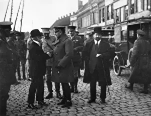 Sir Douglas Haig meeting President of Portugal, France
