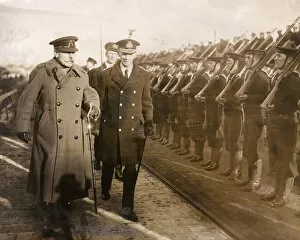 Over Coat Gallery: Sir Douglas Haig and Vice Admiral Keyes at Dover
