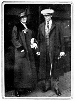 Images Dated 20th August 2004: Sir Douglas Mawson and Lady Mawson, London, 1914