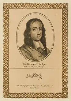 Auto Graph Prints: Sir Edward Harley