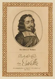 Auto Graph Prints: Sir Edward Walker