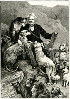 Landseer Collection: Sir Edwin Landseer and His Friends
