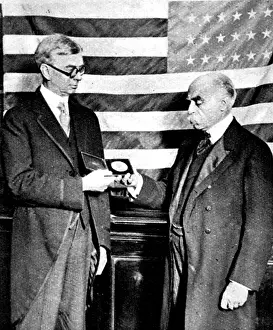 Sir Francis Younghusband and the American Ambassador, 1922