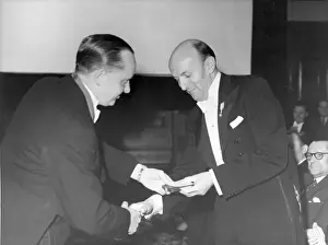 Wilbur Prints: Sir George Edwards is presented with the British Gold Medal