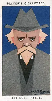 Cubist Prints: Sir Hall Caine - Novelist and playwright