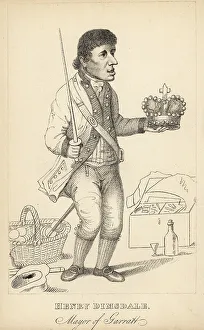 Foolish Prints: Sir Harry Dimsdale, foolish muffin seller, 1807