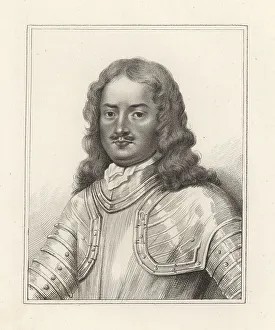 Breastplate Prints: Sir Henry Gage, English royalist soldier, 1597-1645