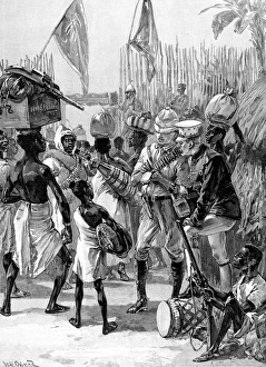 Retreated Collection: Sir Henry Morton Stanley leaving Yambuya Camp during the Emi