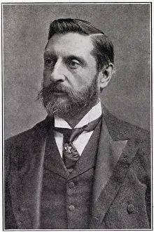 Sir Henry Rider Haggard (1856 - 1925), writer of She and other adventure stories. Date: 1904
