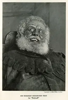 Beerbohm Prints: Sir Herbert Beerbohm Tree in the role of Falstaff