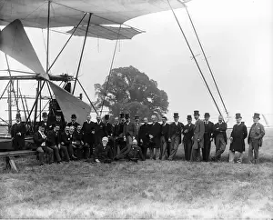 Maxim Prints: Sir Hiram Maxim and his first aeroplane