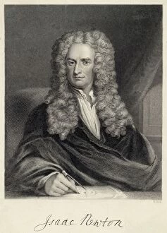 Philosopher Gallery: Sir Isaac Newton, English mathematician