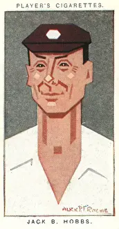 Cubist Prints: Sir Jack Hobbs - English cricketer