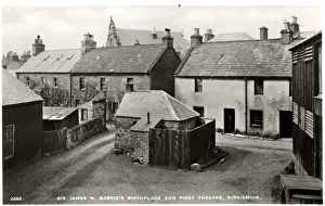 Barries Prints: Sir James M Barries Birthplace & First Theatre, Kirriemuir