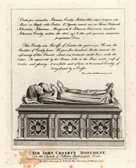 Effigy Collection: Sir John Crosbys monument in the church of St. Helen