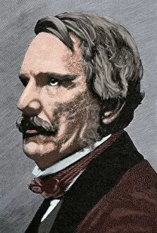 Sir John Lawrence (1811-1879). Colored engraving