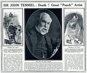 Tenniel Collection: Sir John Tenniel, artist, illustrator and cartoonist