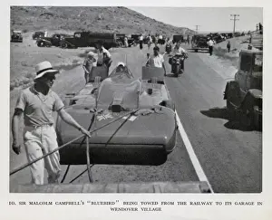 Towed Prints: Sir Malcolm Campbells Bluebird