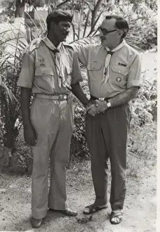 Informal Prints: Sir Marc Noble and scouting leader, Gambia, West Africa